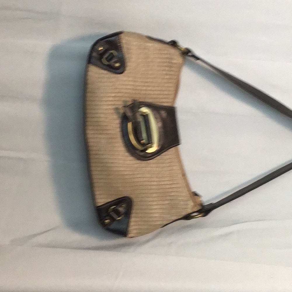 Elegant Tan and Black Women's Bag